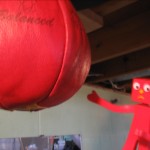 Hitting the speed-bag for hand-eye coordination
