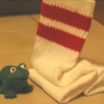Hop like a frog, you Odd Sock