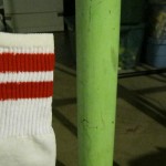 "Pole Dancer" Odd Sock & the pole